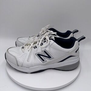 New Balance 608v5 White Navy Shoes MX608WN5 Men's 10 4E Extra Wide